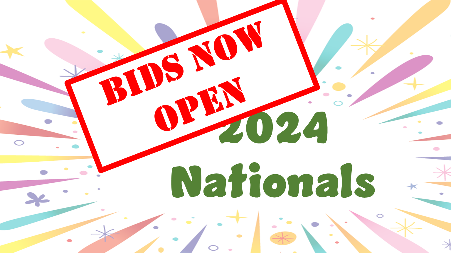 Bids for 2024 Nationals