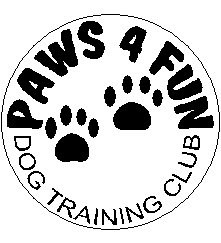 Paws 4 Fun Dog Training Club logo